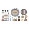 Houten barbecue set 